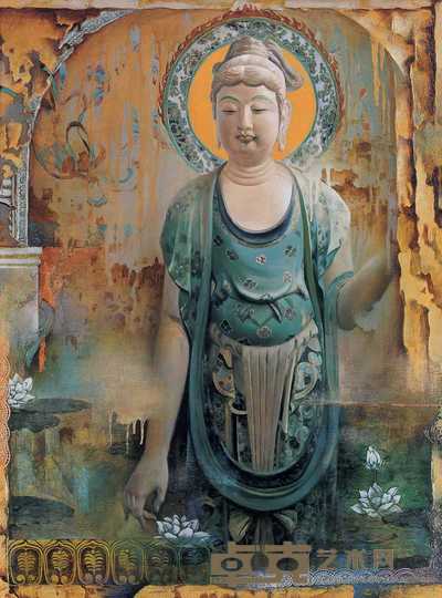 陈守钢 敦煌印象 102×77cm